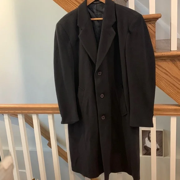 Manteau EMANUEL UNGARO Taille 42 - Noir Chine Gris/beige, Occasion Très Bon état